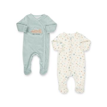 Lot de 2 pyjamas, longs