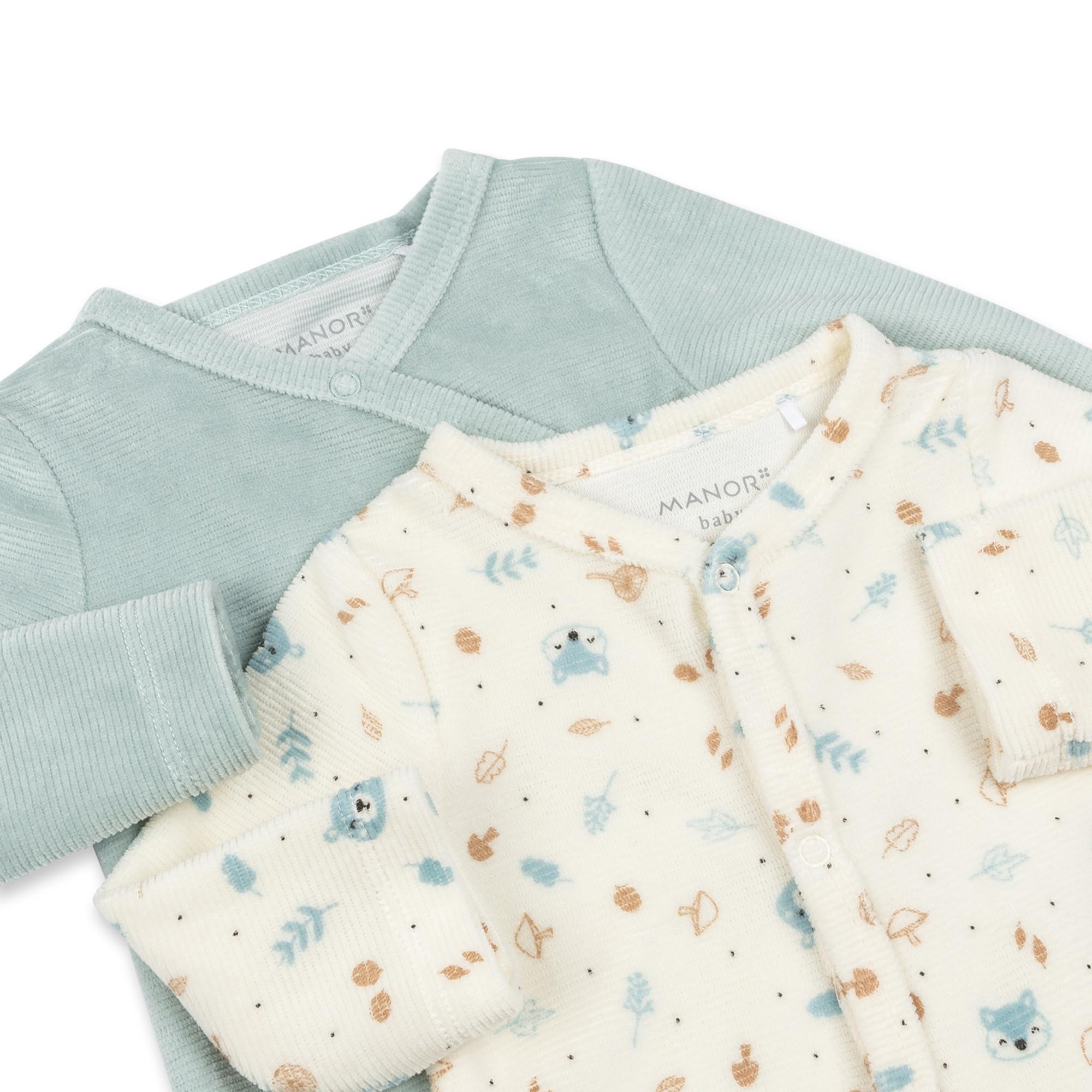 Manor Baby  Lot de 2 pyjamas, longs 