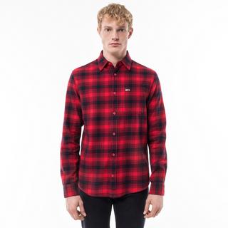 TOMMY JEANS Camicia a Quadri Regular Fit Maniche Lunghe  