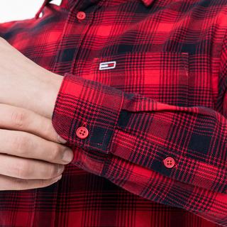 TOMMY JEANS Camicia a Quadri Regular Fit Maniche Lunghe  