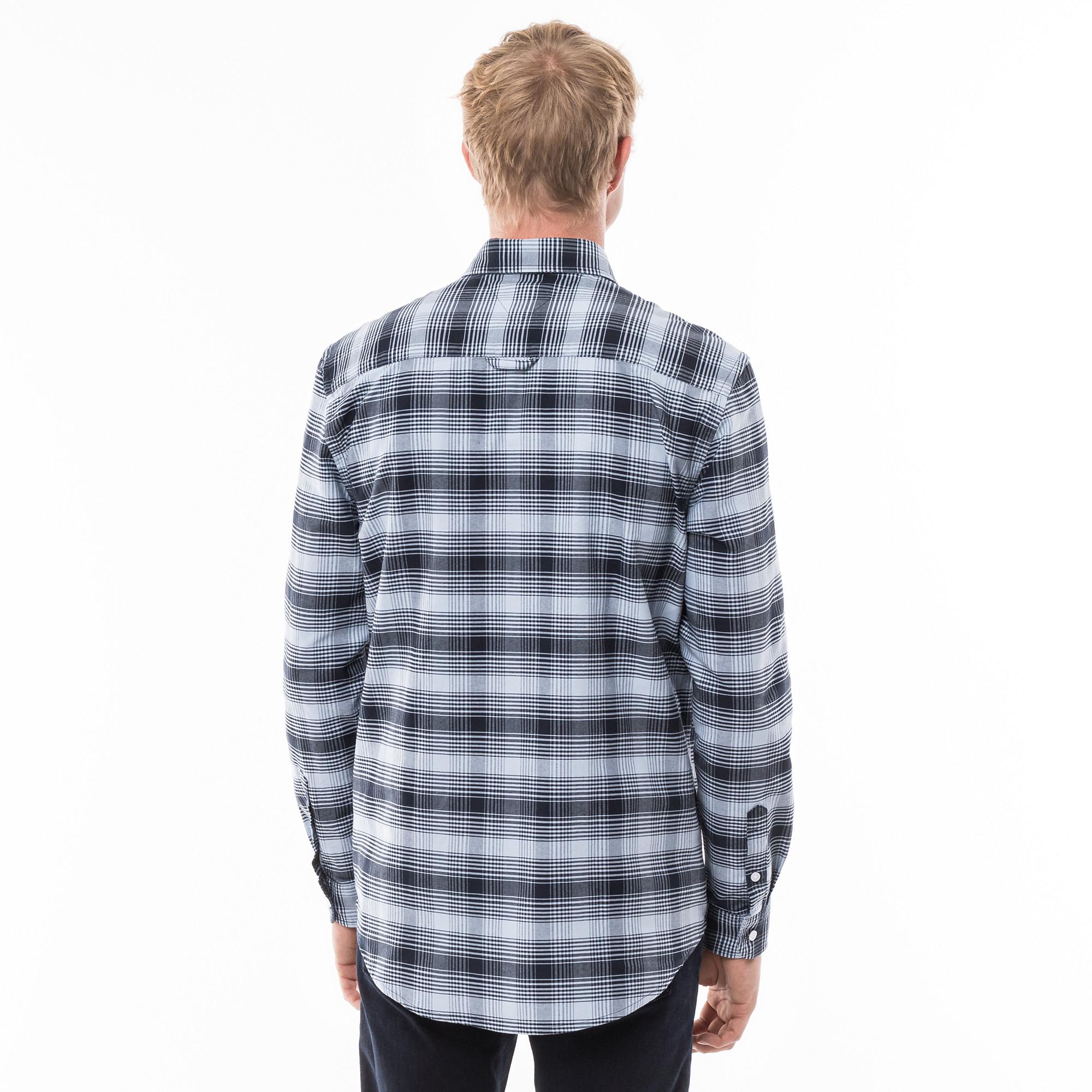 TOMMY JEANS Kariertes Regular Fit Langarmhemd  