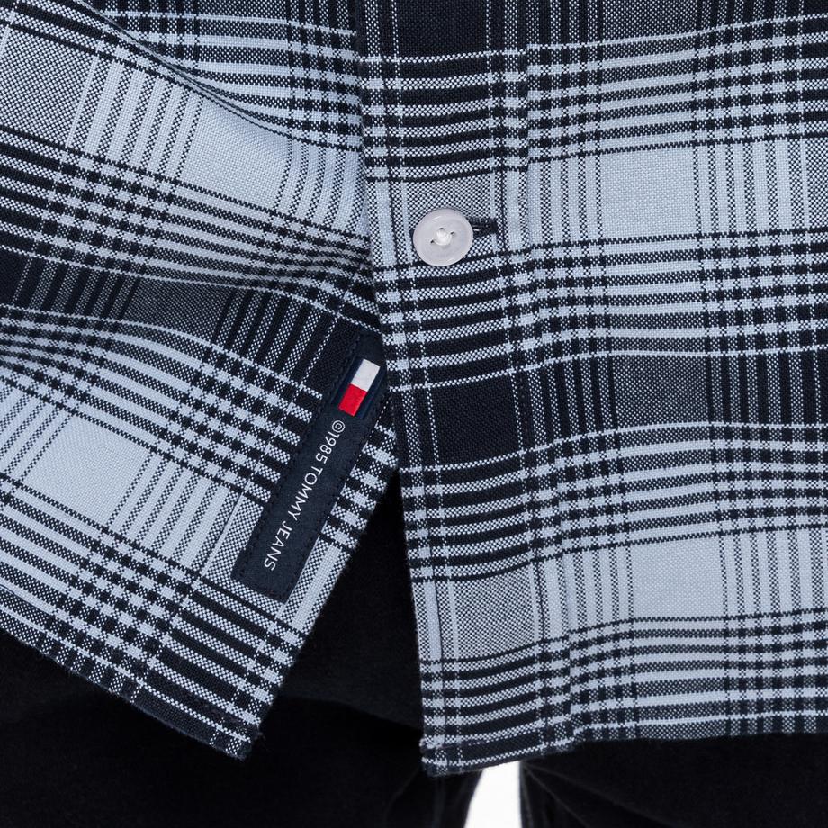 TOMMY JEANS Regular Fit Kariertes Langarmhemd  