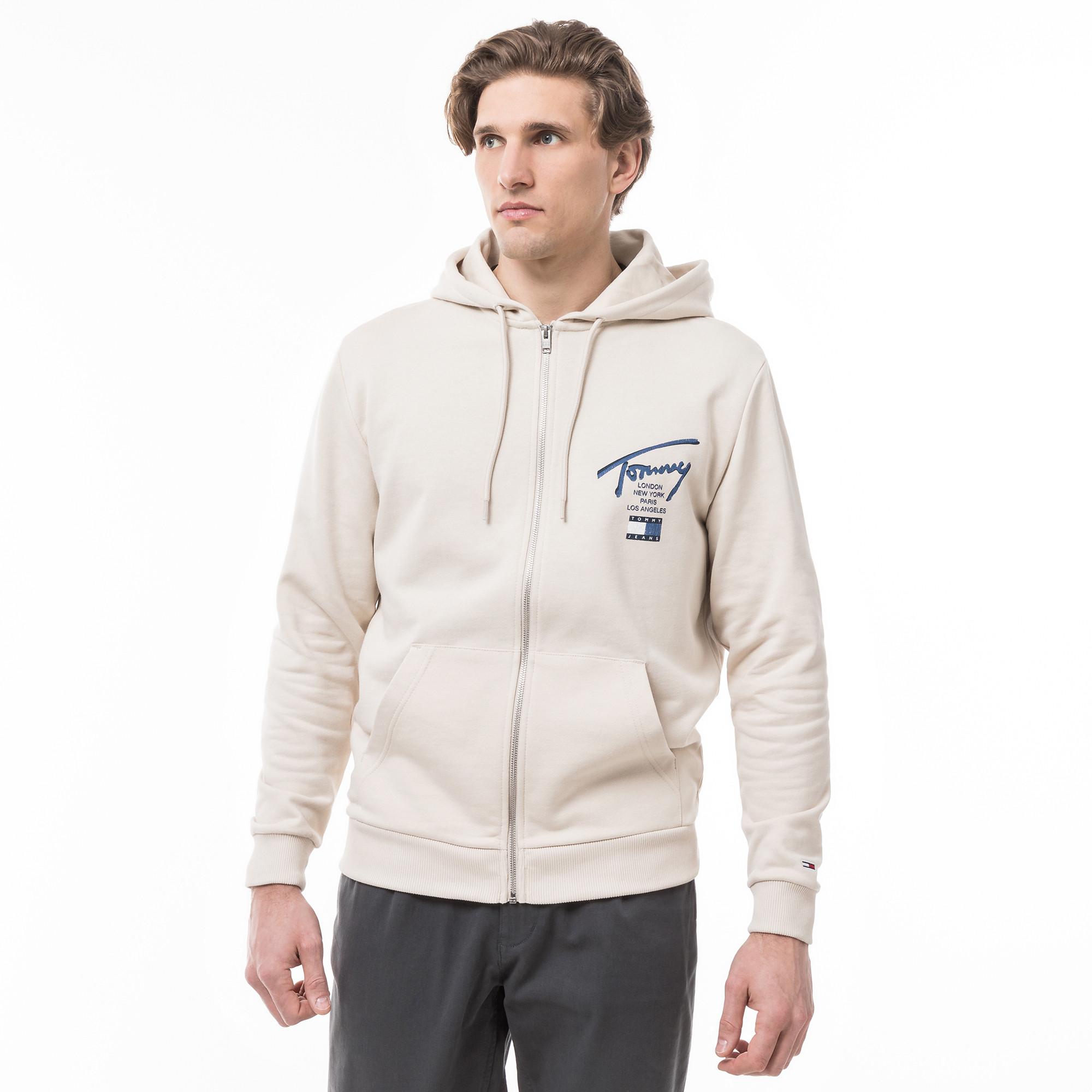 TOMMY JEANS Kapuzen Sweatjacke  