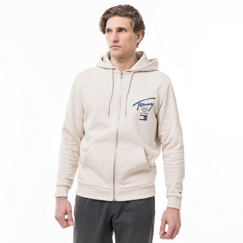 TOMMY JEANS Kapuzen Sweatjacke  