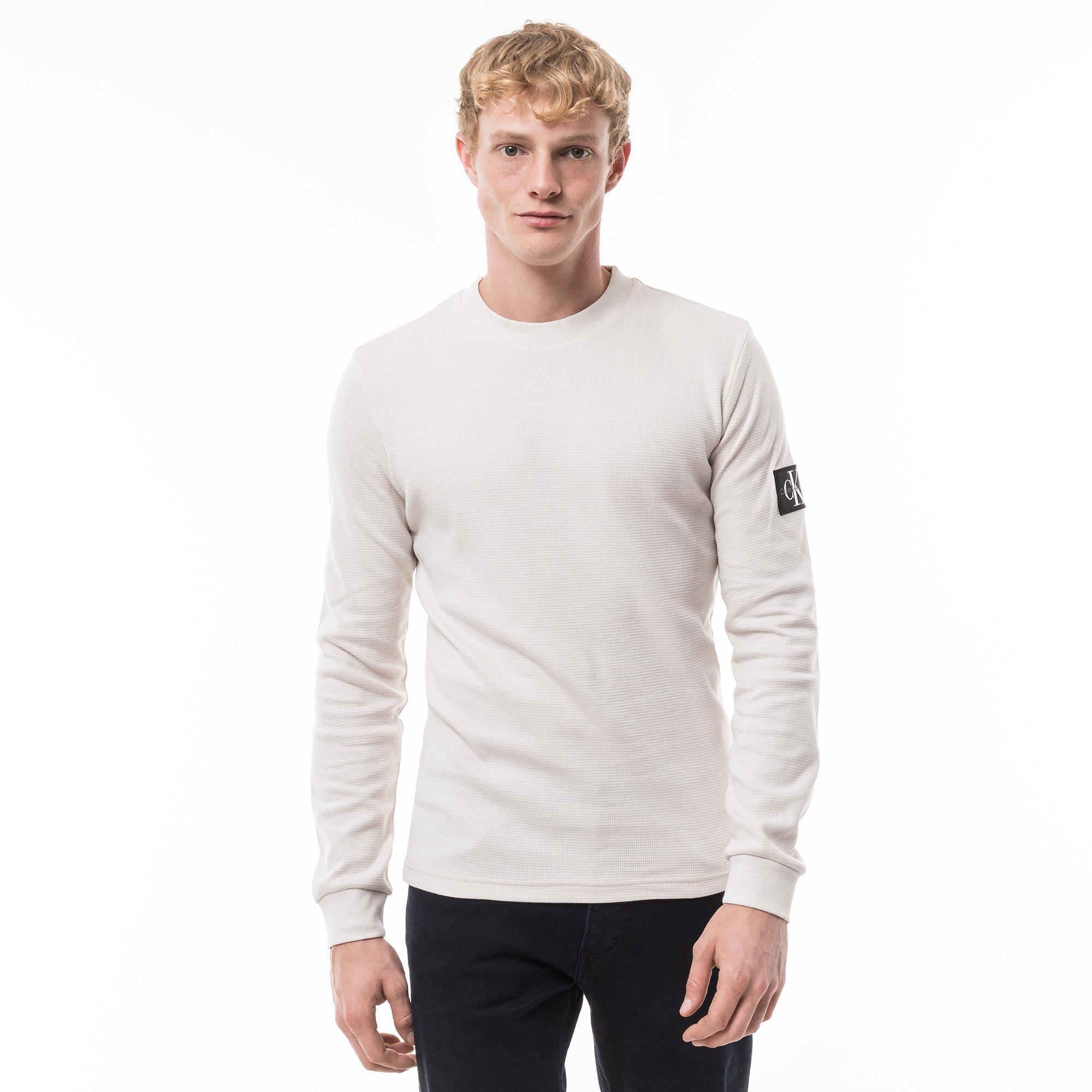 Calvin Klein Jeans WAFFLE LS TEE T-Shirt, langarm 