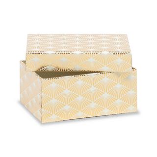 Manor Geschenkbox Muschel Gold 