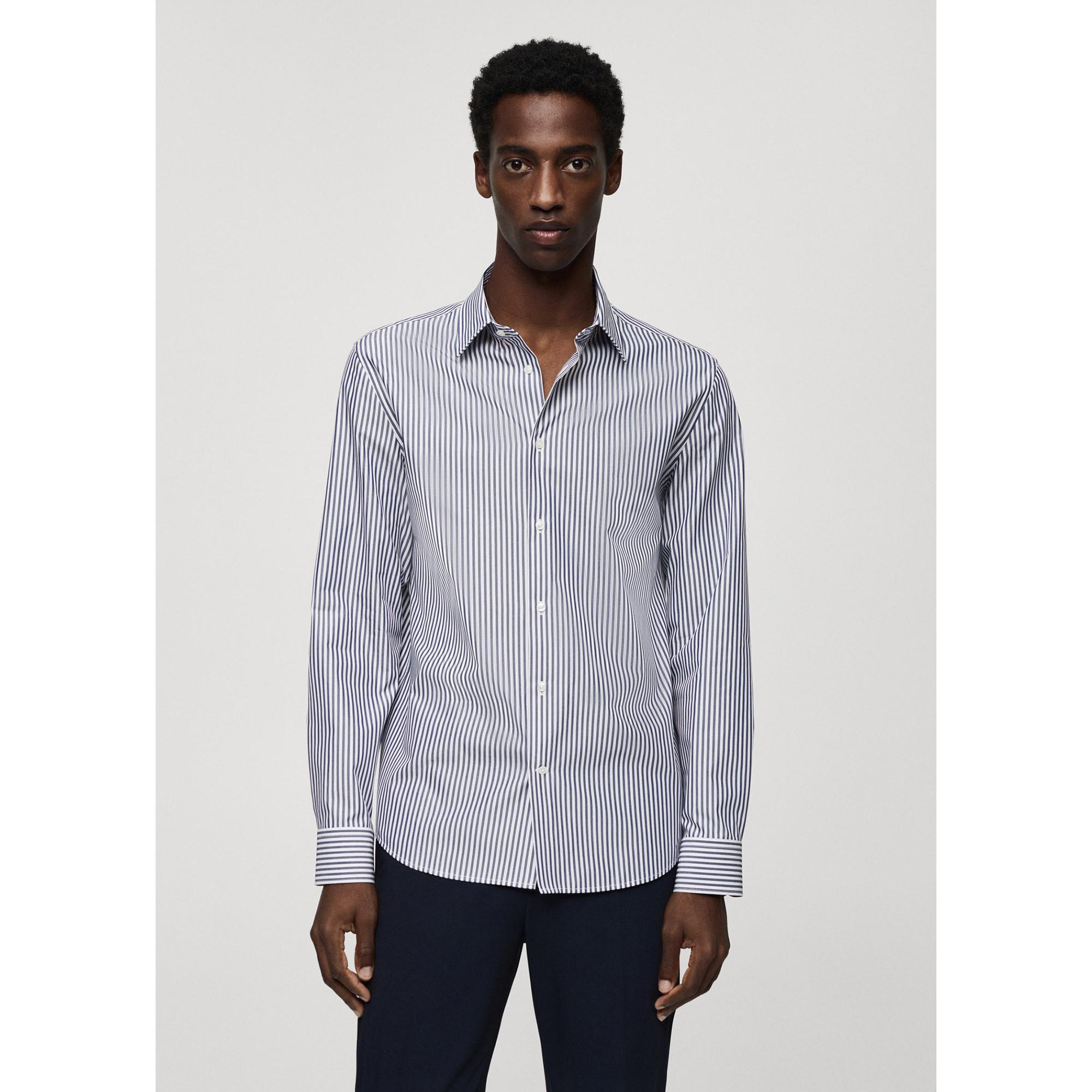 Image of T-shirt Herren Mittelblau L