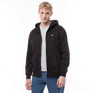 TOMMY JEANS Regular Flag Zip Fleece Veste en molleton  