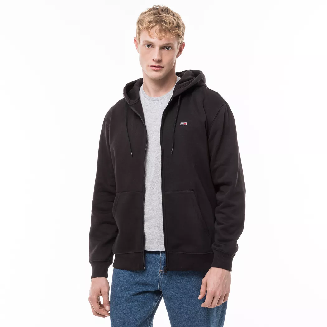 Tommy Jeans Sweat-shirt à Zip Dm0dm20743 Black XL Homme