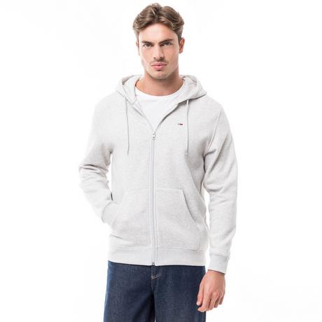 TOMMY JEANS Regular Flag Zip Fleece Veste en molleton  
