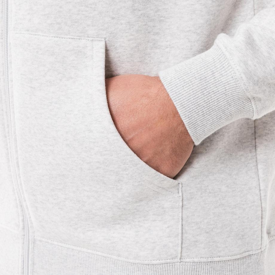 TOMMY JEANS Regular Flag Zip Fleece Sweatjacke  