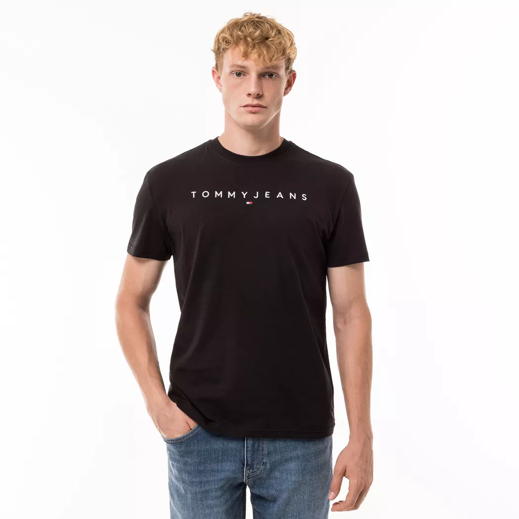 Tommy Jeans T-shirt à Manches Courtes Badge Regular Fit Black XL Homme 3