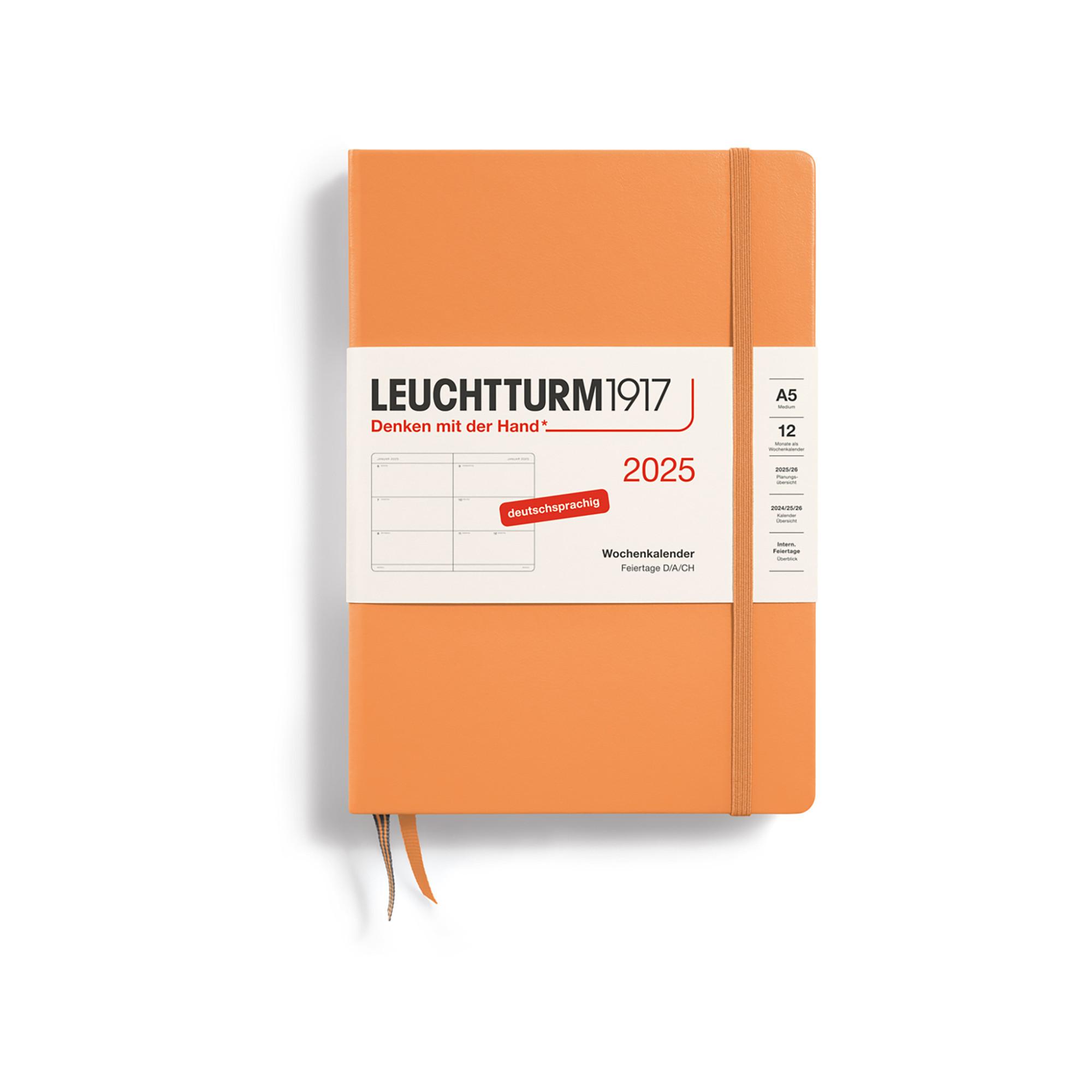 Leuchtturm1917 Agenda hebdomadaire 2025 Pocket 