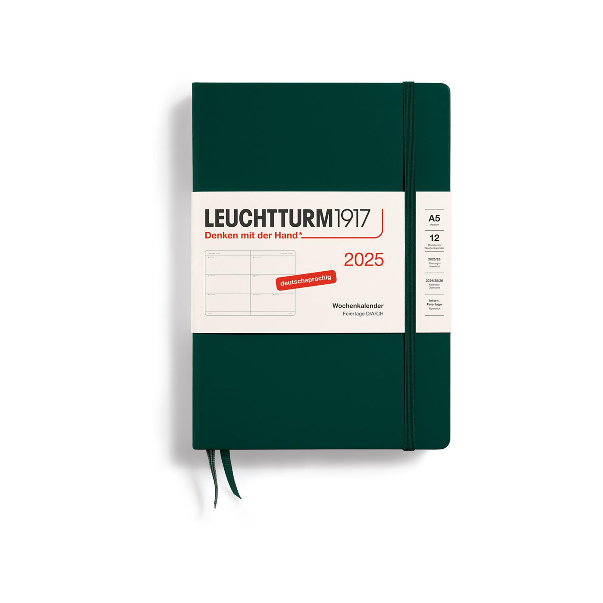 Leuchtturm1917 Wochenagenda 2025 Pocket 