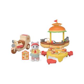 Sylvanian Families  Snack-bar mobile hamburgers 