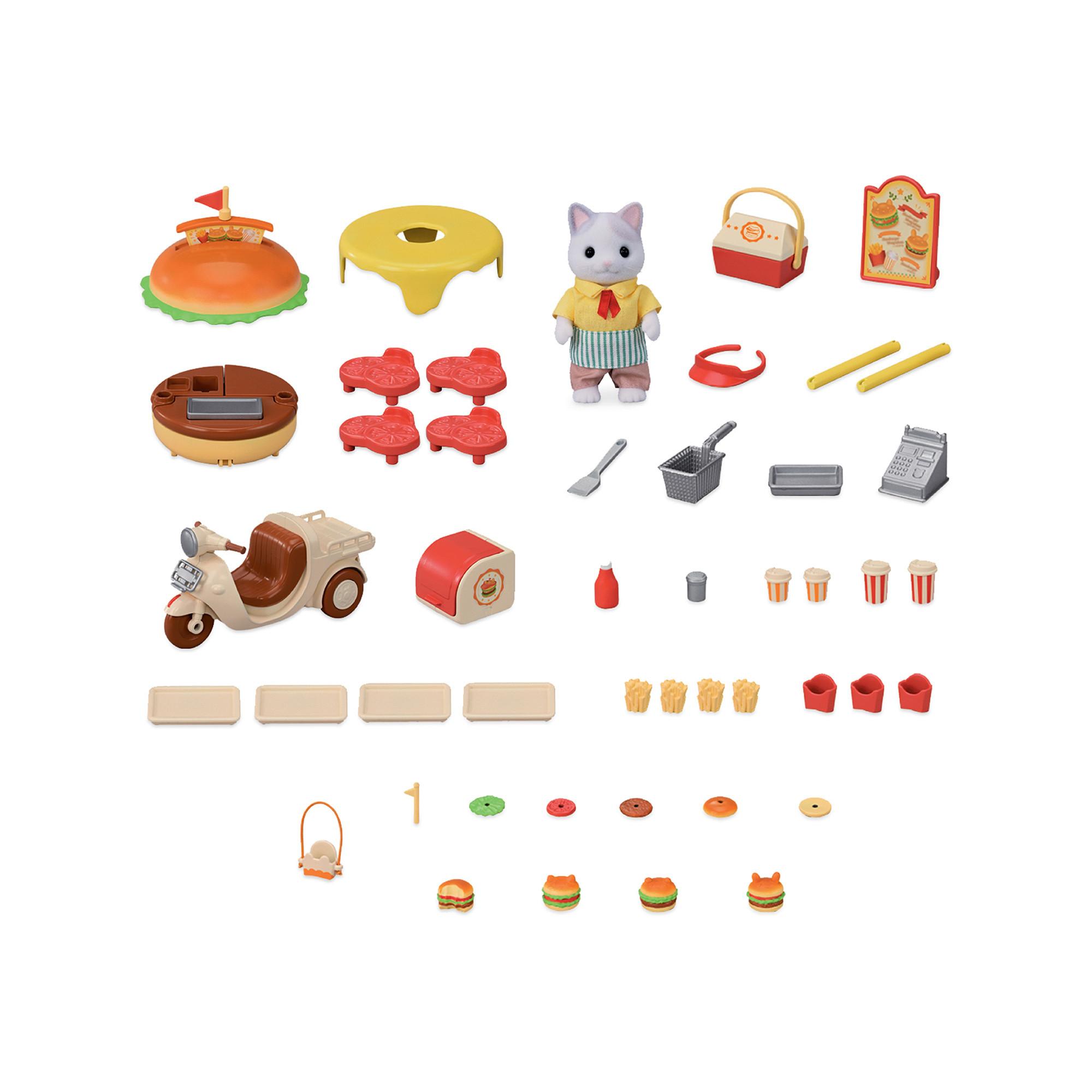 Sylvanian Families  Snack-bar mobile hamburgers 