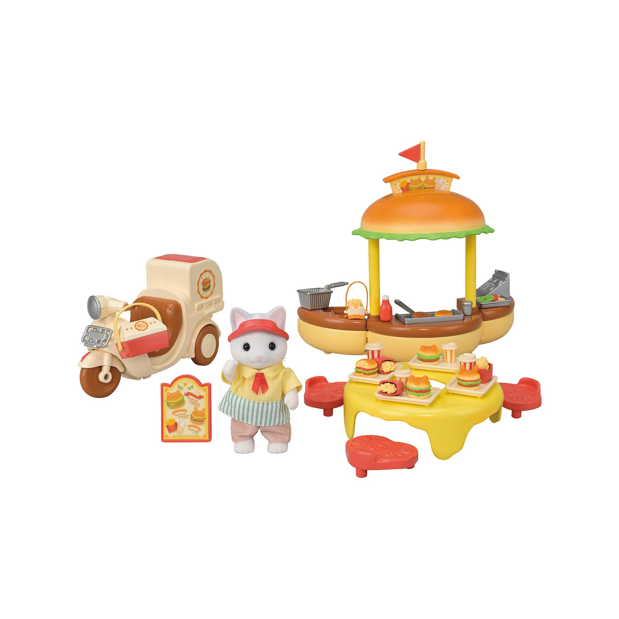 Sylvanian Families  Snack-bar mobile hamburgers 