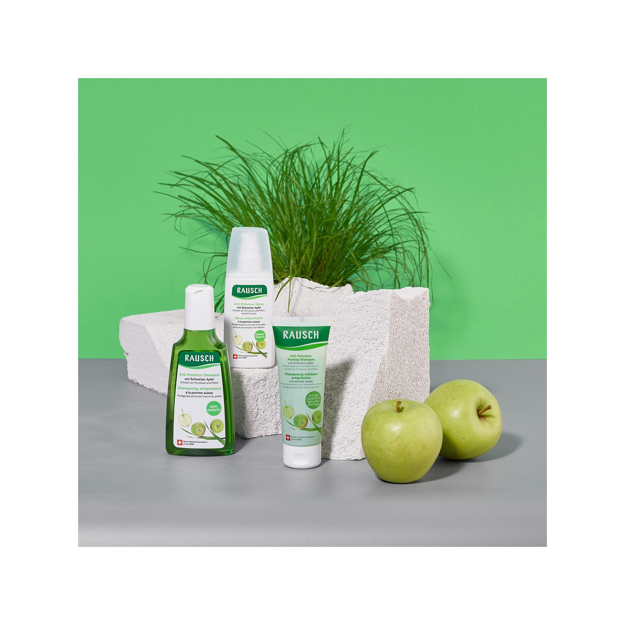 RAUSCH pomme suisse Shampooing exfoliant antipollution 