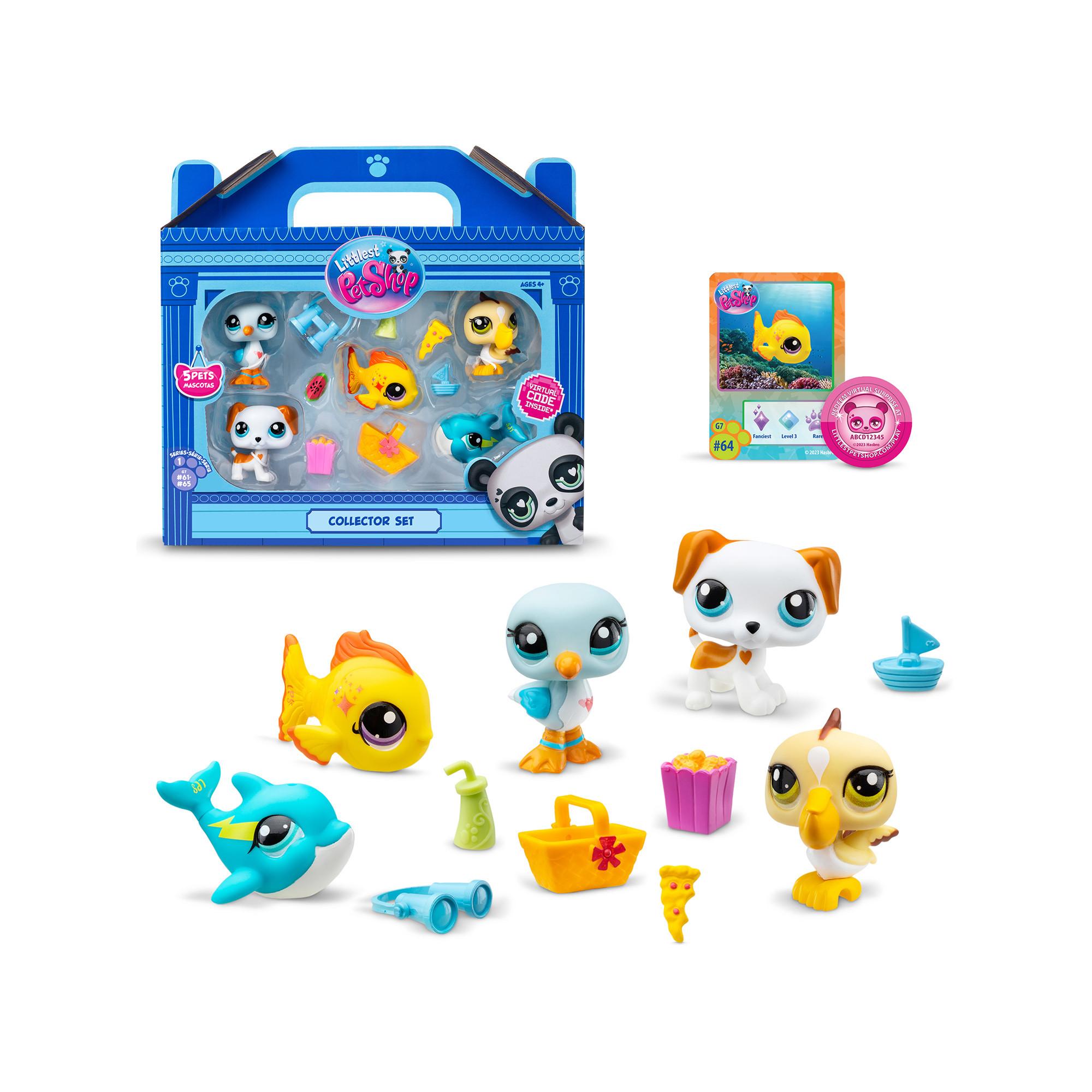 Littlest PetShop  Beach 5 pets Set 