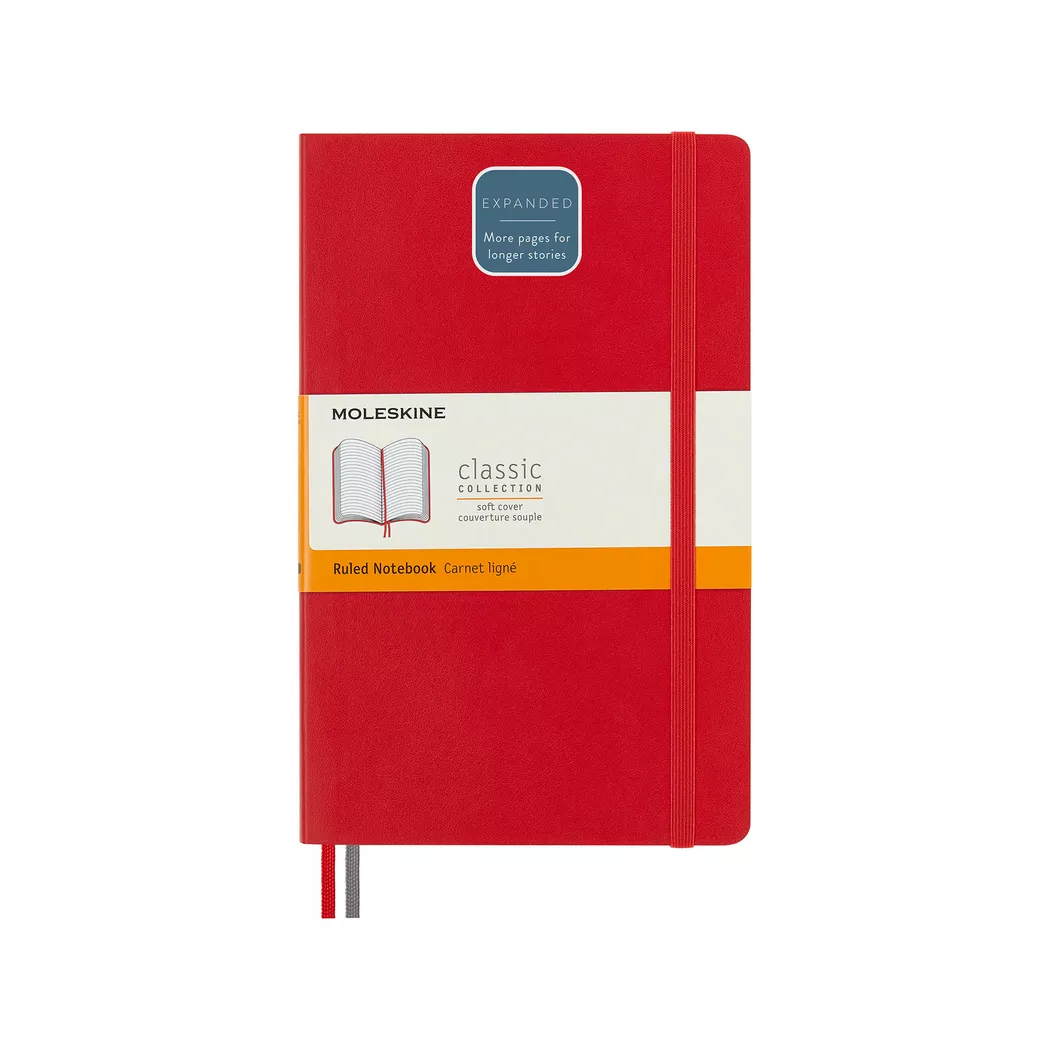 MOLESKINE - Notizbuch, DIN A5, Rot