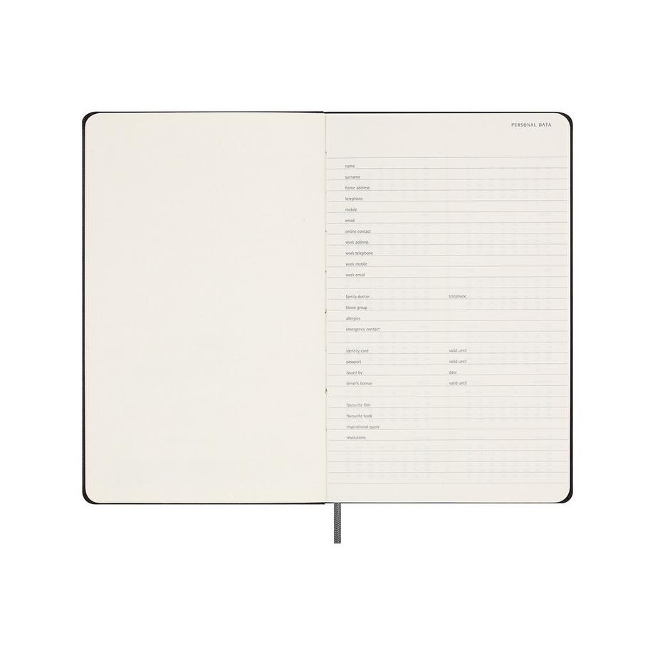 MOLESKINE Wochenkalender Hardcover 