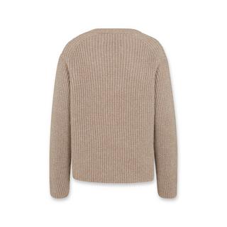 Juvia Felpa in maglia a coste girocollo  