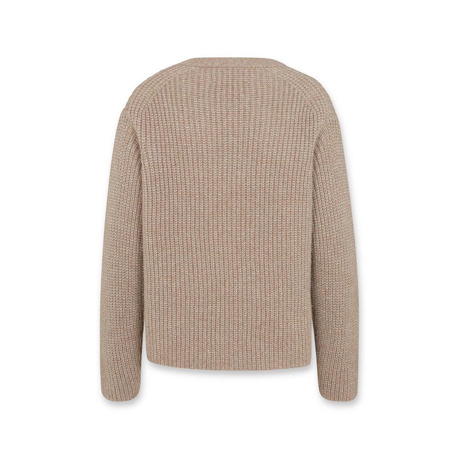 Juvia Pull en maille côtelée col rond  