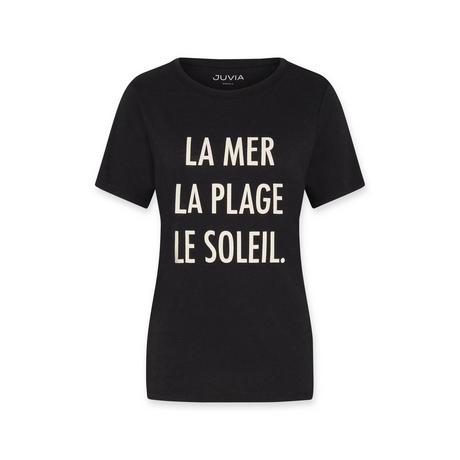 Juvia T-Shirt Maniche Corte Stampa La Mer  