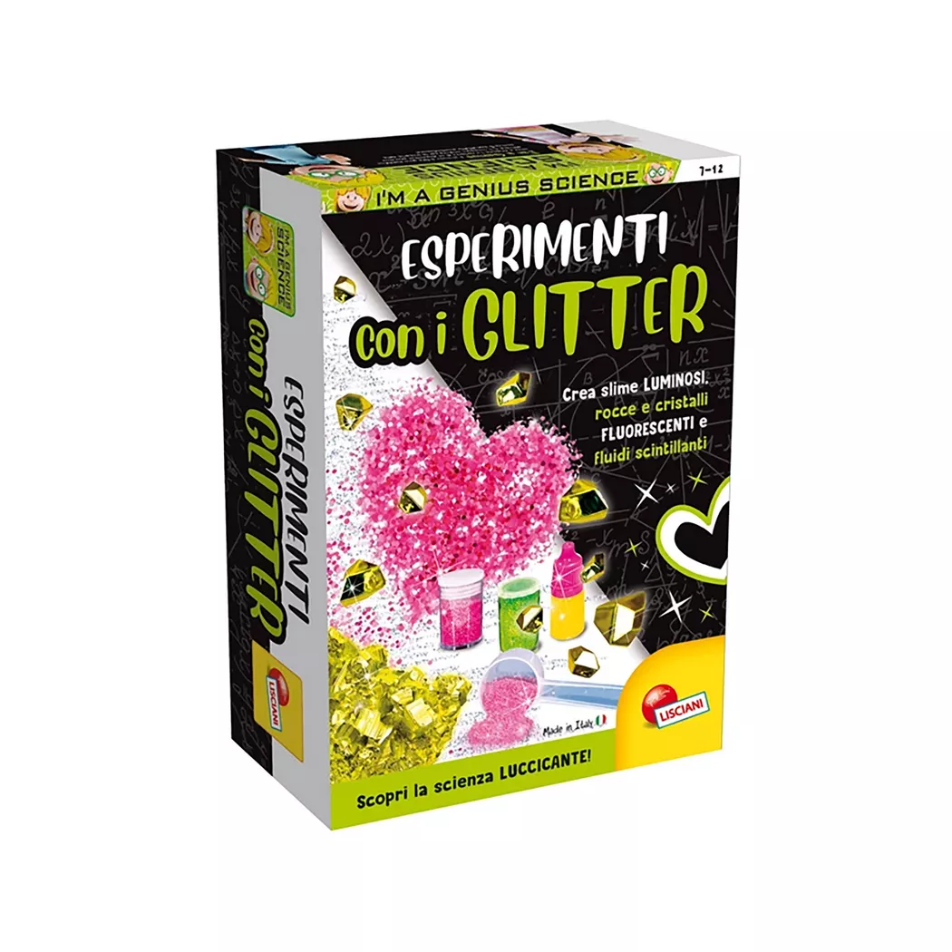LISCIANI - Esperimenti con i glitter, italienisch, Multicolor