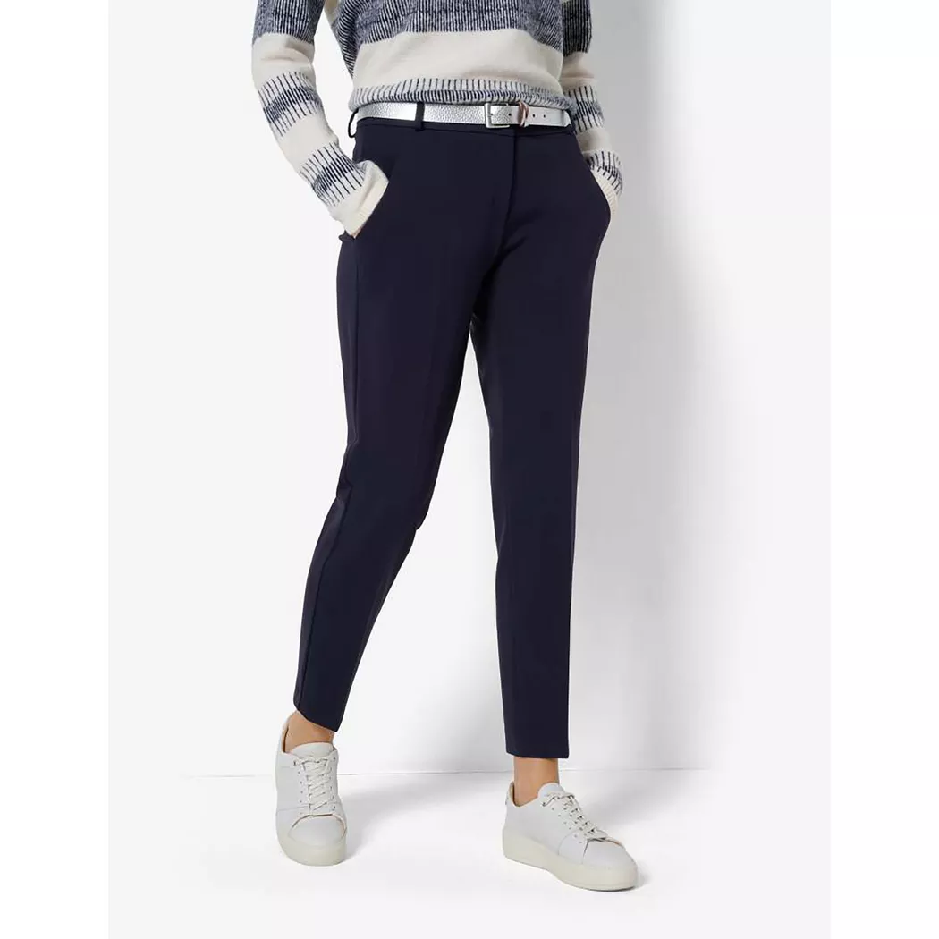 Brax Chino 7/8 MARON S dunkelblau   42 damen