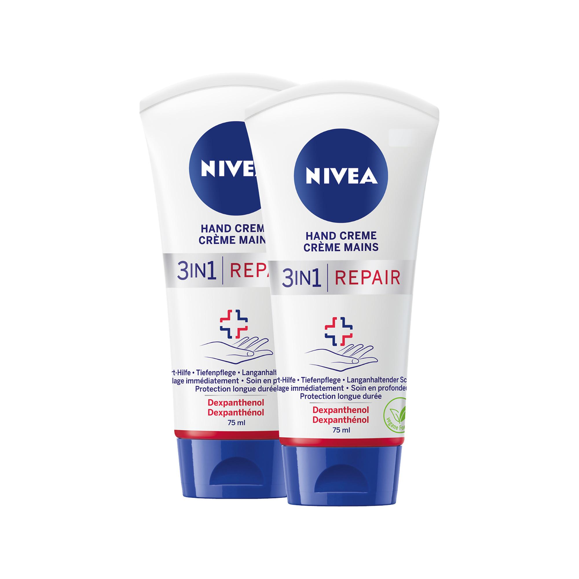 NIVEA  3in1 Repair Hand Creme DUO 