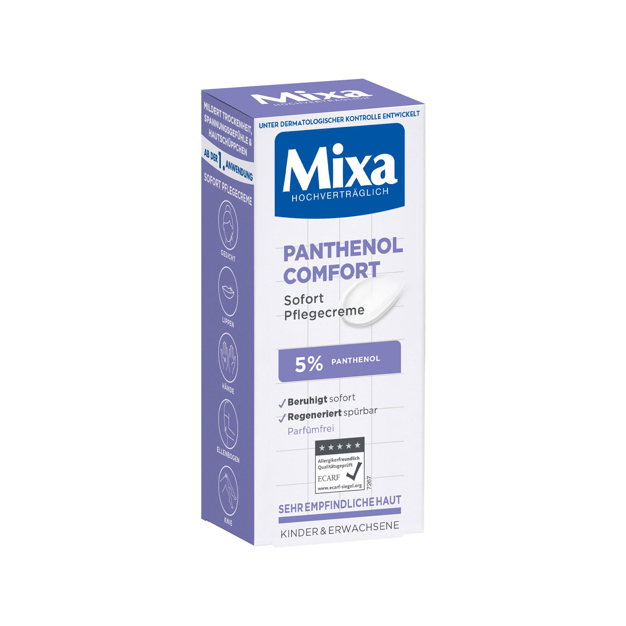 Mixa Panthenol Comfort Crema trattante istantanea per pelli sensibili 