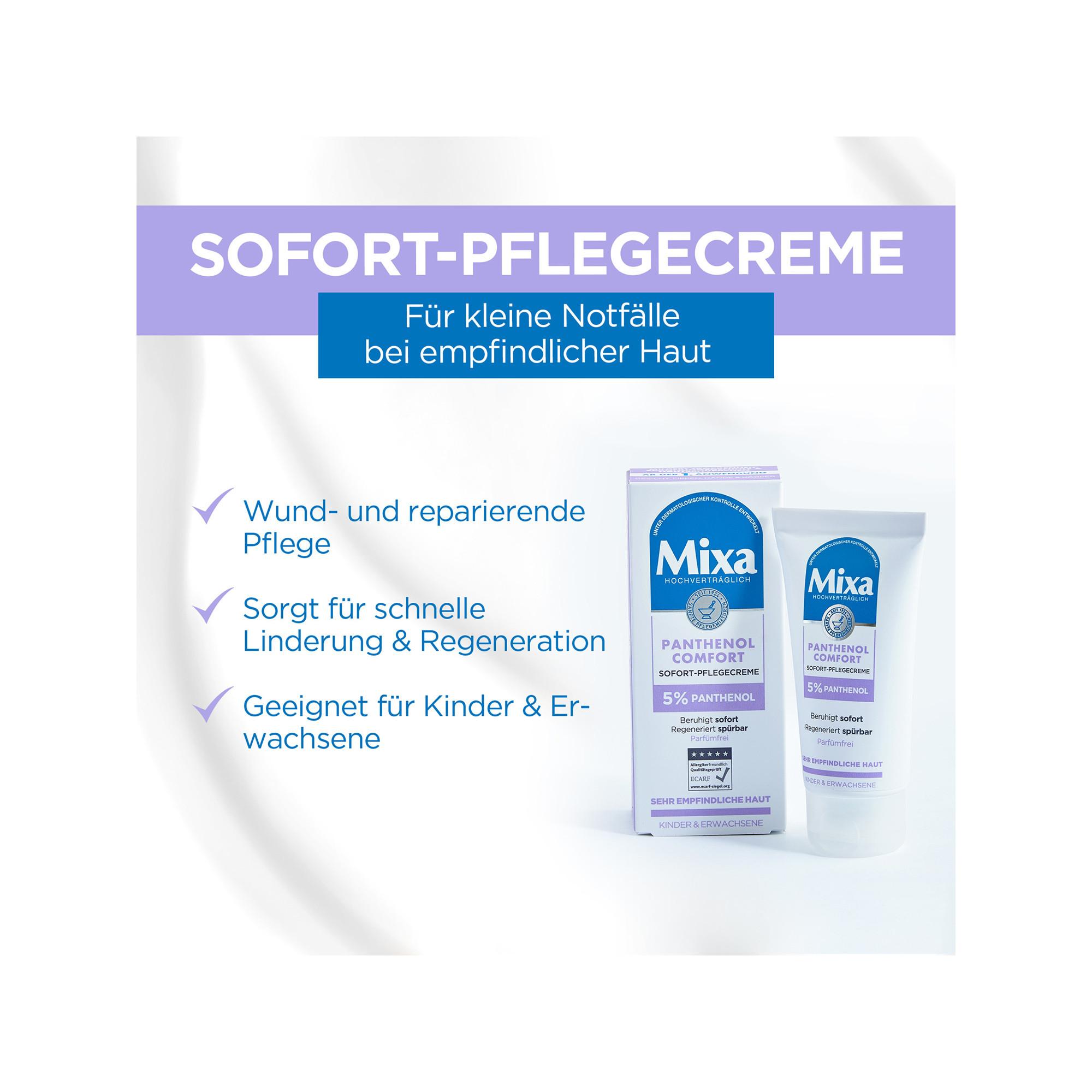 Mixa Panthenol Comfort Sofort-Pflegecreme für empfindliche Haut 