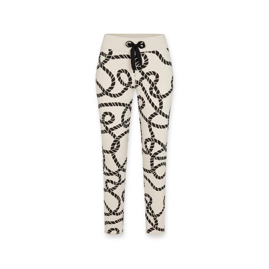 Juvia Pantaloni da jogging Slim Fit stampa corda  