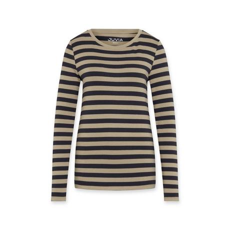 Juvia T-shirt Maniche Lunghe a Righe  