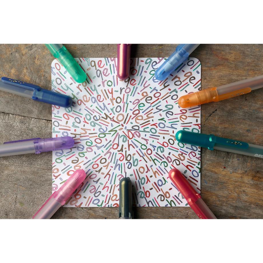 Sakura Gelroller Set Gold & Silver Shadow 