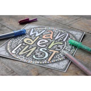 Sakura Gelroller Set Gold & Silver Shadow 