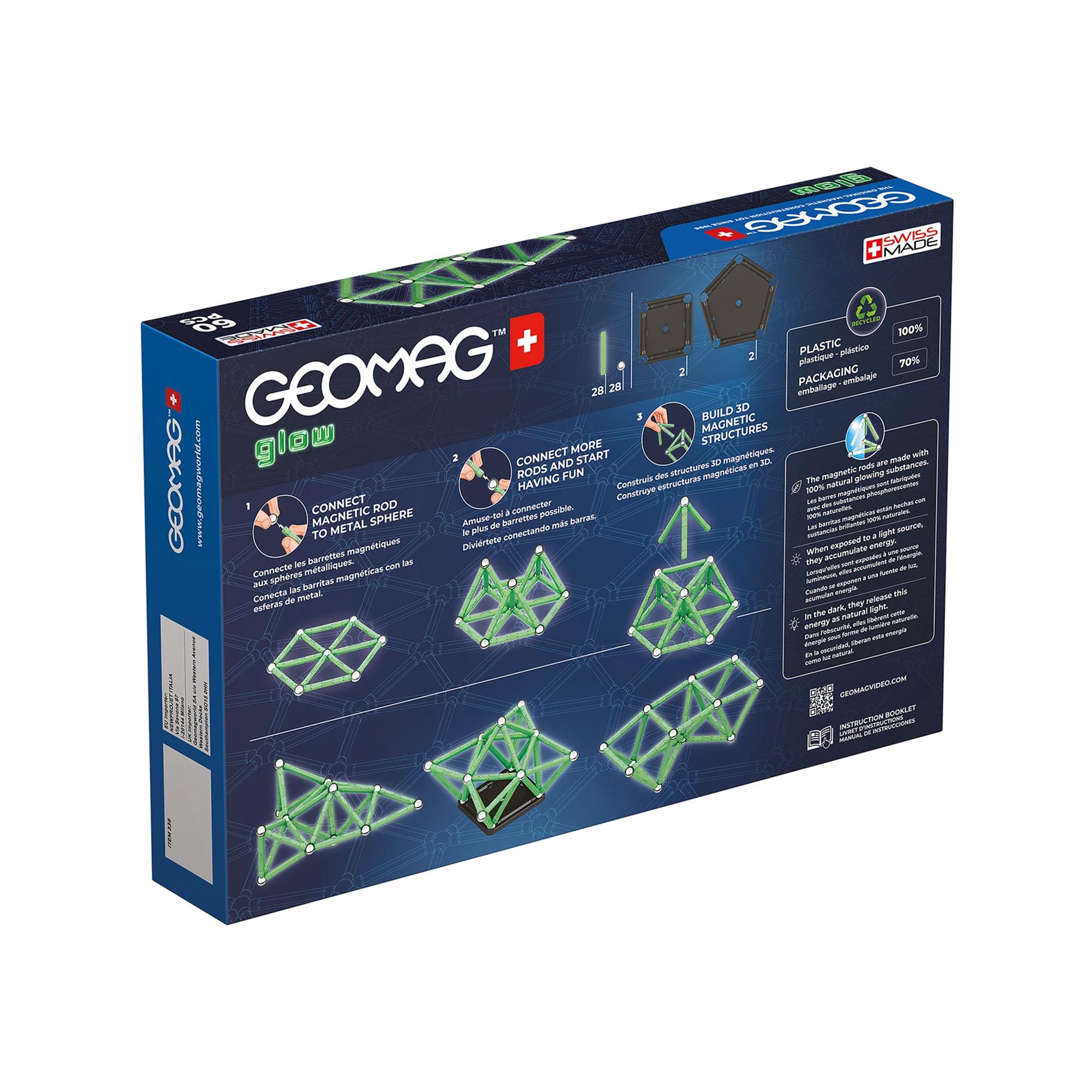 Geomag  Classic Green Line, 60 Pièces 