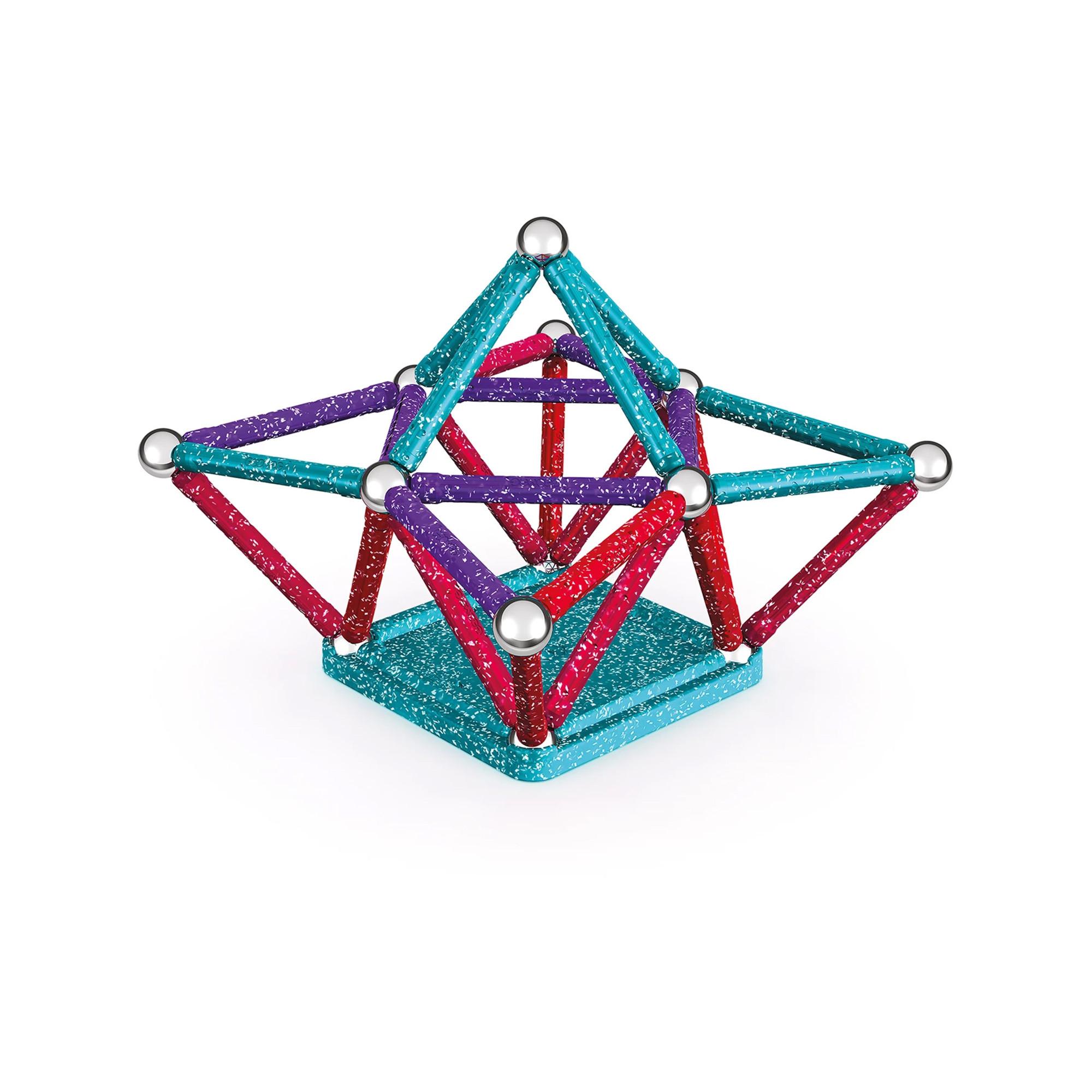 Geomag  Glitter Green Line, 60 Pièces 