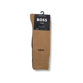 BOSS 2P RS Uni Colors CC Lot de 2 paires de chaussettes, hauteur mollet 