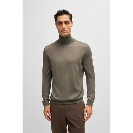 BOSS BLACK Musso-P Pull Col Roulé Slim Fit  