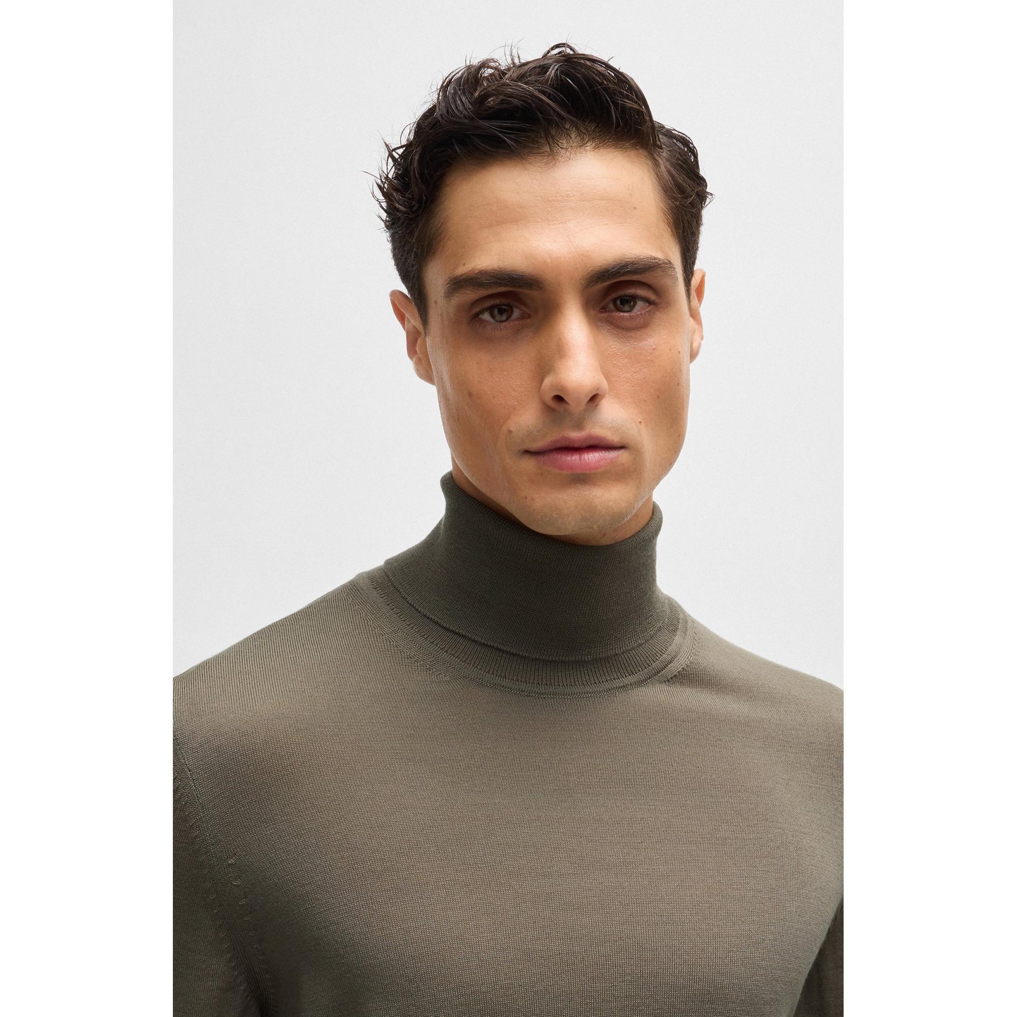 BOSS BLACK Musso-P Rollkragenpullover Slim Fit  