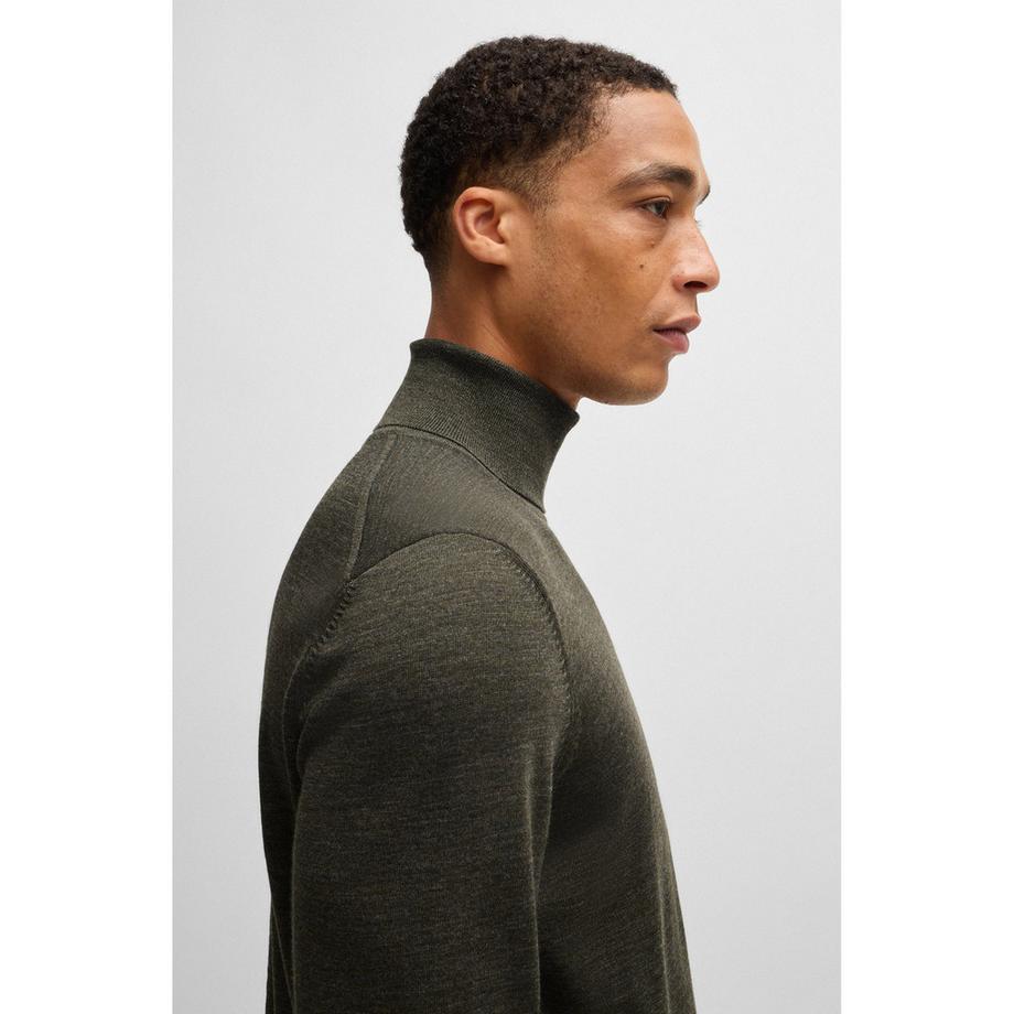 BOSS BLACK Musso-P Pull Col Roulé Slim Fit  