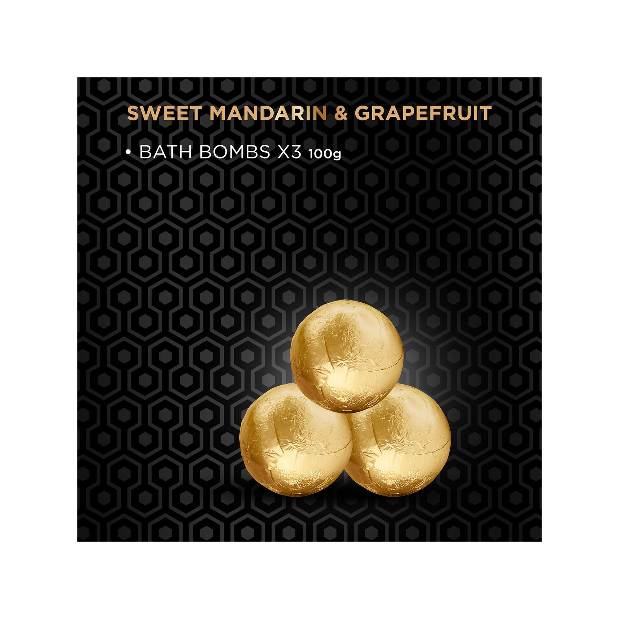 BAYLIS & HARDING Sweet Mandarin & Grapefruit Luxury di bombe da bagno Set regalo  