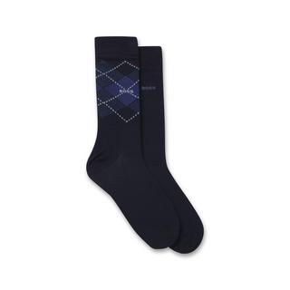 BOSS Duopack Argyle Wadenlange Socken  