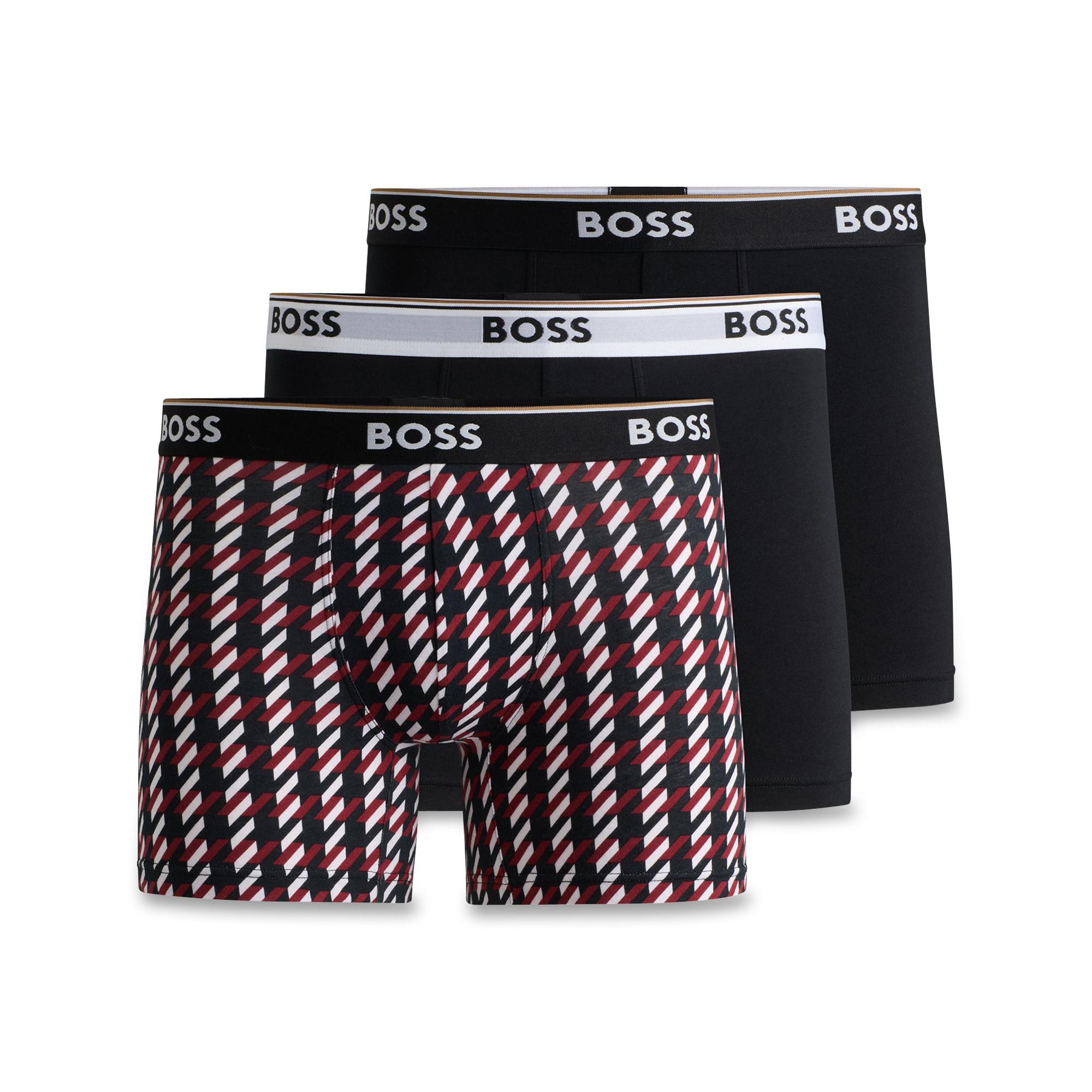 BOSS BoxerBr 3P Power Des Boxer, senza apertura, 3-pack 