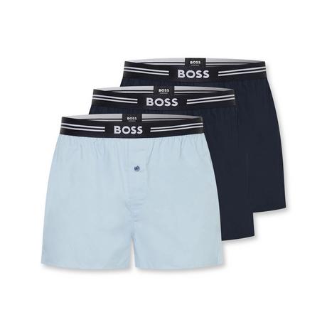 BOSS 3P Woven Boxer Lot de 3 caleçons, sans ouverture 