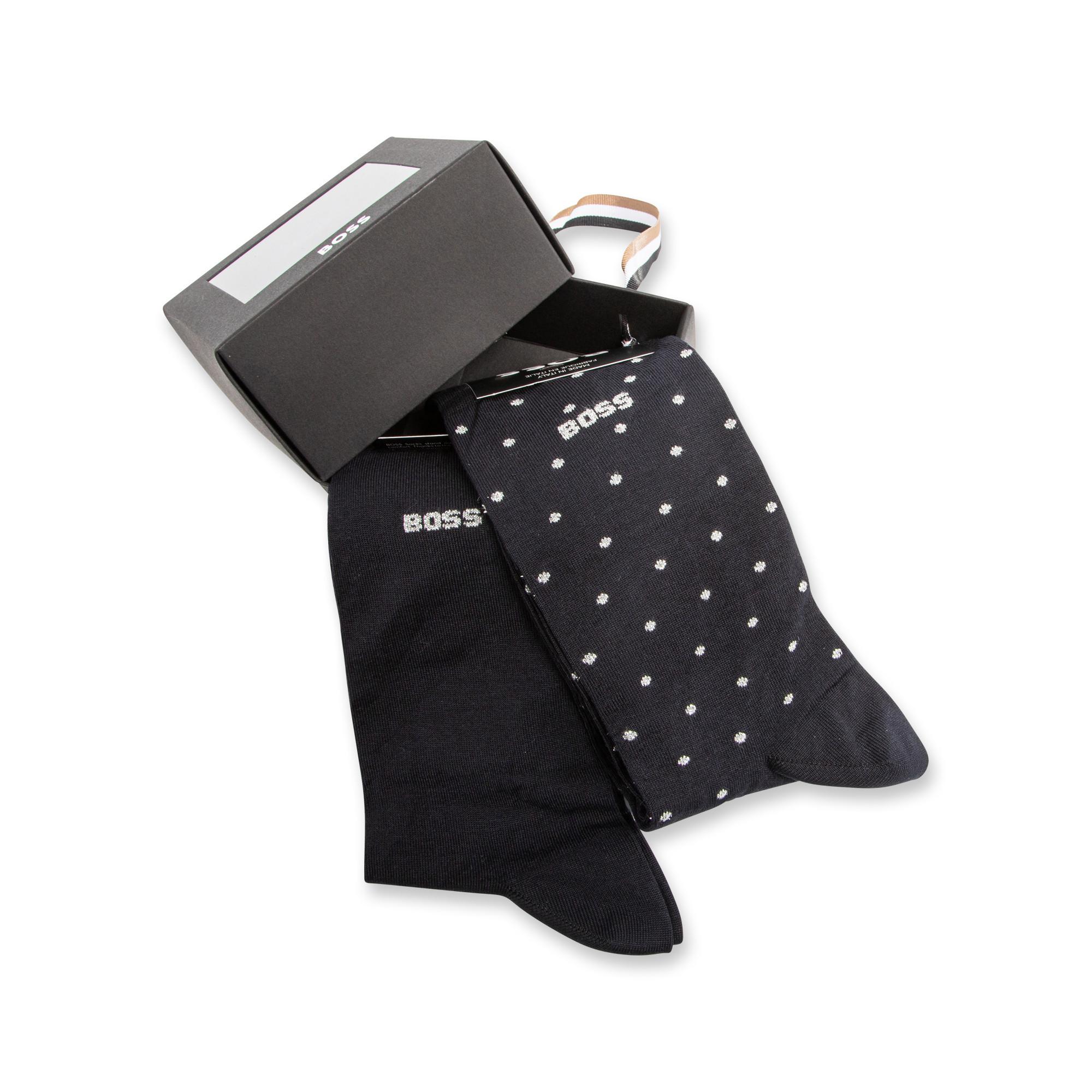 BOSS 2P RS Gift Set MC XMAS Duopack, wadenlange Socken 