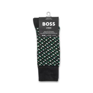 BOSS 2P RS Monogram CC Duopack, wadenlange Socken 