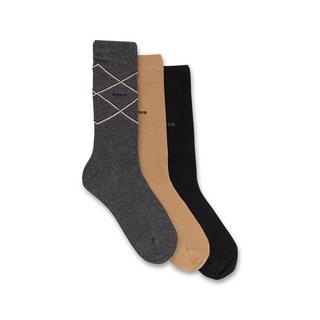 BOSS 3P RS GiftAllover CC Lot de 3 paires de chaussettes, hauteur mollet 